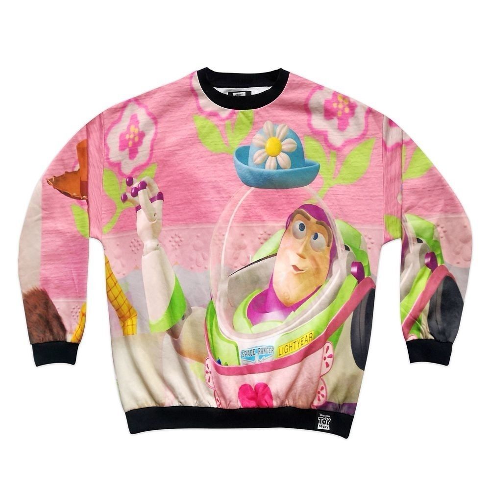 Oh My Disney Buzz Lightyear and Woody Sweatshirt Adult Toy Story XS Pullover